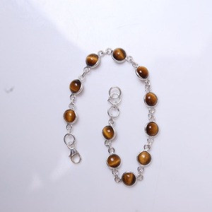 Classical <b>Bracelet</b> Jewelry For <b>Women</b> <b>Silver</b> Boho Style Jewelry 925 <b>Sterling</b> <b>Silver</b> Tiger Eye Gemstone Handmade <b>Bracelet</b> Gift For - Product Image 5