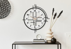 Newest Metal Round Shape Wall <b>Clock</b> for Home Decor and Office Decor - Product Image 2