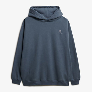 High Quality Eco-Friendly Waterproof Cotton Oversize Hoodie Men <b>Thick</b> <b>Fleece</b> Drop Shoulder Plain Blank Design Customizable OEM - Product Image 6