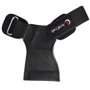 2025 nouvelles poignées en caoutchouc de levage d'entraînement de gymnastique de style personnalisé OEM en cuir pour les sports d'haltérophilie - Product Image 3