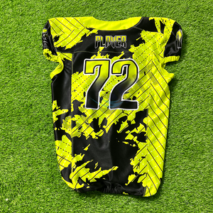 High Quality Custom Sublimation American Football Jersey Plus Size Breathable Lightweight Short Sleeves New Design - Product Image 2