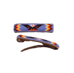 Fashion Beaded <b>Barrette</b> Handmade With Tiny Color Clips Unique Style Handmade Seed Beads Beaded <b>Barrette</b> <b>Hair</b> Accessories - Product Image 2