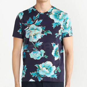 Camiseta de manga corta informal para hombre al mejor precio, de secado rápido, venta al por mayor, sublimación, logotipo de color personalizado, servicio OEM - Product Image 2