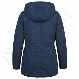 Parka <b>Jacket</b> Fur Hood Ladies Comfortable Durable Girls Coat Insulated Warm Winter Thermal Outerwear Heavy Duty Snow Protection - Product Image 2