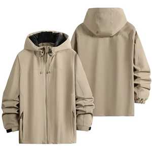 Chaquetas Cortavientos Impermeables para Mujer, Talla Grande, al por Mayor, con Capucha, Cálidas, Acolchadas, Transpirables, de Tejido Softshell - Product Image 6