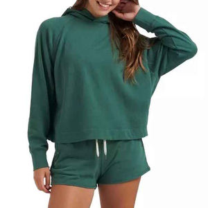 Sudadera con capucha de color liso para mujer, ropa de calle personalizada, Jersey - Product Image 4