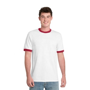 T-shirt uni à col rond pour homme, manches courtes, personnalisable avec logo, vêtements promotionnels, marque privée, vente en gros - Product Image 1