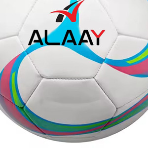 Alaay Ballon de football personnalisable de haute qualité Ballon de football en cuir bon marché pour l'entraînement Imprimés personnalisés - Product Image 5