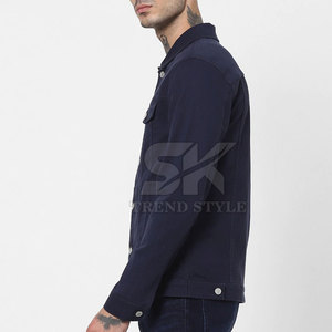 Custom Made Design Top Selling Men Jeans Jackets Solid Color Casual Wear Reasonable Price Men Winter Jacket - Product Image 2