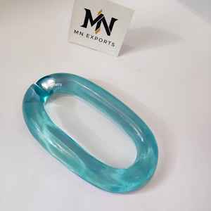 Décoration murale en chaîne de résine artisanale, lien artistique pour la décoration de la maison avec une touche moderne - Product Image 6