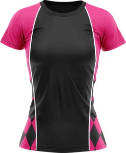 T-shirt d'été à la mode à col rond et à manches courtes pour femmes, avec logo personnalisé, en tissu de qualité, couleur unie, nouvel arrivage - Product Image 4