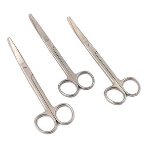 Tijeras de operación de acero inoxidable 6,5 "Sharp Blunt Curved Design Grade Instrumentos quirúrgicos Precisión - Product Image 1
