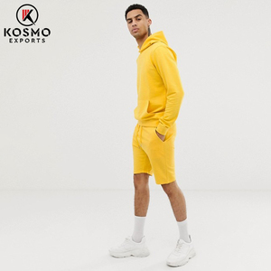 Ensemble sweat à capuche et short sur mesure pour hommes Ensembles de sweatshirts haut de gamme pour hommes offerts au prix de gros - Product Image 6