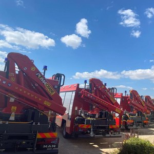 Nouvelle grue à flèche articulée montée sur camion PUMA marque 7 tonnes avec pompe et engrenage de boîte de vitesses - Product Image 1