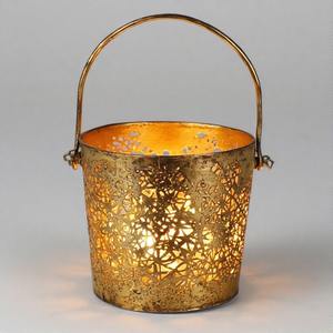 CandleHope Elegant Cast Design <b>Winter</b> Blessing Aluminum <b>Candle</b> Holder for Christmas Eve and Holiday Decorations - Product Image 5