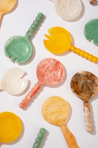 Modern Resin Salad Serving Spoon Customizable <b>Power</b> <b>Supply</b> for Home Bedroom Guest Room Wedding Restaurant Bar Use - Product Image 6