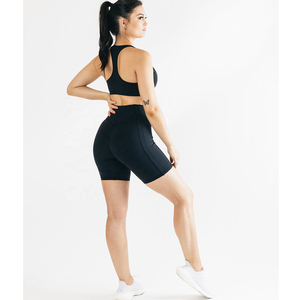 Venta caliente de cintura alta a prueba de golpes pantalones cortos de yoga sin costuras para las mujeres - Product Image 6