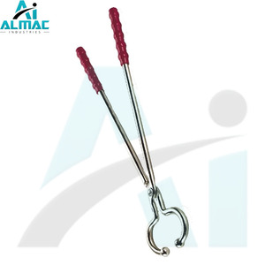Pinzas de nariz de toro duraderas ALMAC con mango ergonómico para un uso cómodo durante los procedimientos del anillo nasal del ganado - Product Image 4