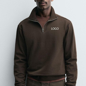 Sudadera con Cuello Alto, Ropa Urbana Moderna para Hombre con Logotipo Personalizado, Material de Felpa Transpirable, Mangas Largas, Alta Calidad - Product Image 1