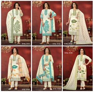 Kurti único de algodón con Dupatta a juego para mujer, ropa ideal de verano disponible a granel de un proveedor mayorista indio de confianza - Product Image 6