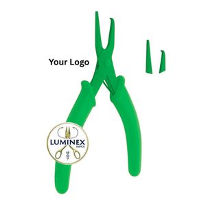 LUMINEX IMPEX Premium Stainless Steel Split Ring Opening <b>Pliers</b> Customizable Color High Quality Heavy-Duty Stone Setting Jewelry - Product Image 1