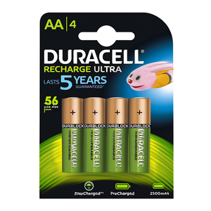 Batteria Stilo <span class=keywords><strong>AA</strong></span> ricaricabile 2500mAh RECHARGEABLE ULTRA (4pz) HR06 P - Product Image 2