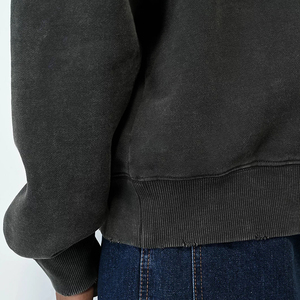New Style Custom Design Heavyweight Premium Quality Winter <b>Men's</b> Embroidered <b>Pullover</b> Printed Pocket Fleece 100% Cotton - Product Image 5