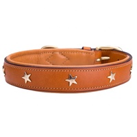 Collier de chien personnalisé de luxe en cuir véritable bleu solide avec rembourrage souple pour petits chiens de taille moyenne collier pour animaux de compagnie personnalisé