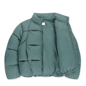 Blouson d'hiver matelassé vintage surdimensionné personnalisé 2026 pour homme, en polyester imperméable, rembourré, avec logo sur le devant - Product Image 3