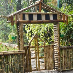 Wholesale Bamboo <b>Garden</b> Gates Solid Bamboo Gate for Housegreen Decoration Balcony Outdoor to Export - Product Image 2