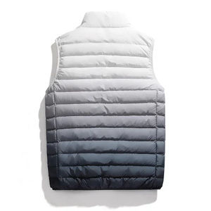 Chaqueta acolchada unisex acolchada de cuello alto con soporte de invierno personalizada, servicio OEM, chaqueta sin mangas acolchada con estampado de sublimación 3D para mujer - Product Image 5