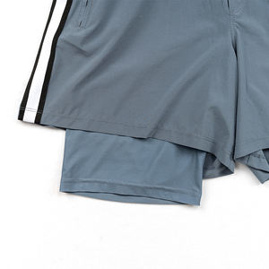 Nueva llegada último diseño hombres Fitness Leggings con pantalones cortos ligeros transpirables sostenibles hombres pantalones cortos con color personalizado - Product Image 5