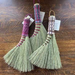 Balai à fouet Vintage fait à la main, décoration de maison asiatique, balai de balayage naturel, manche à main - Product Image 2