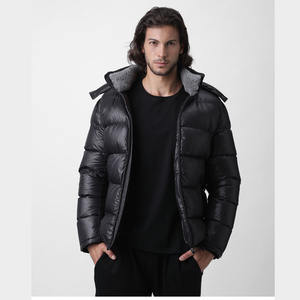 Chaquetas de talla grande al por mayor, abrigos de diseñador para hombre, chaqueta acolchada de plumón de burbuja personalizada para hombre, chaquetas de invierno de alta calidad para hombre - Product Image 4