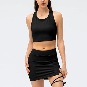 Sujetador deportivo al aire libre Ajuste regular Peso ligero Pantalones de fitness transpirables A prueba de golpes Conjuntos de Yoga de cintura alta de 2 piezas para mujeres OEM - Product Image 1