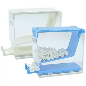 Dental Cotton Rolls Dispenser Holder,Organizer Dispenser Press Cotton Swab Holder Type for Mouth Holder Large Capacity