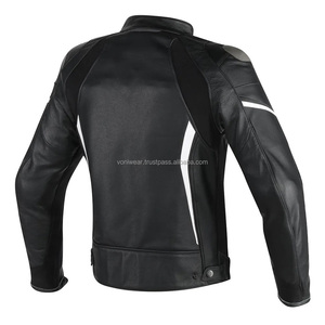 Racing Biker Riding CE Approved Waterproof Plus Size All-weather Sportswear Motorcycle Jacket for Men Leather - Product Image 3