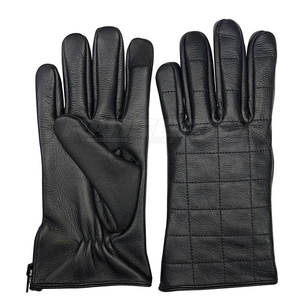 Guantes de esquí de dedo completo con aislamiento cálido de invierno de tendencia superior Antideslizante Correas de muñeca ajustables Guantes de snowboard de cuero de bajo precio - Product Image 1