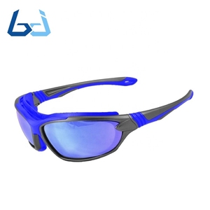 แว่นตา Borjye J118A เลนส์สีน้ำเงินป้องกันละอองฝอย ป้องกันรอยขีดข่วน ป้องกันรังสียูวี 400 - Product Image 4