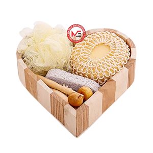 Premium Wooden Heart <b>Box</b> with Storage Tray | Solid Wood <b>Keepsake</b> & Gift <b>Box</b> Decorative Storage Organizer Wholesale Manufacturer - Product Image 1