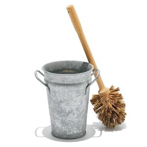 Porte-brosse de toilette en métal au fini élégant pour une salle de bain moderne, offrant un style et une fonctionnalité équilibrés - Product Image 6