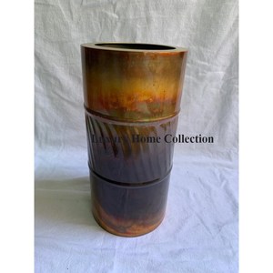 Attractive Look Metal Garden <b>Pots</b> and Planter Gold Color Round Shape <b>Large</b> and Tall Size Decoration for Home and Hotel Supply - Product Image 3