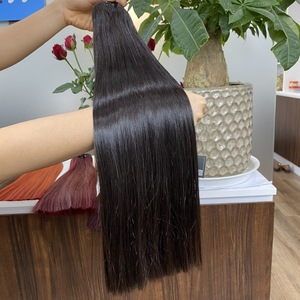 Paquet de cheveux bruts non transformés vietnamiens Double dessiné en gros os droit humain - Product Image 6