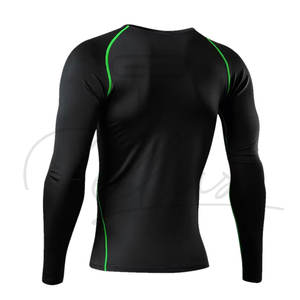 Camisetas de Compresión Deportivas para Hombre de Alta Calidad, Transpirables, de Secado Rápido, Manga Larga, Spandex/Poliéster - Product Image 2