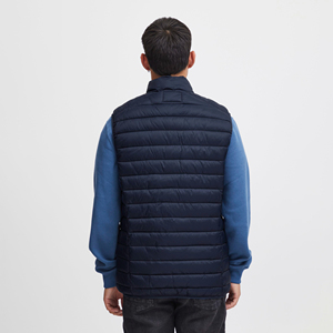 Chaqueta de invierno chaleco personalizado cálido ligero señoras sin mangas acolchado recortado chaleco con capucha diseño personalizado - Product Image 6