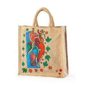 Bolsas de compras de yute personalizadas reutilizables de alta calidad Material de Yute natural ecológico para uso diario - Product Image 5