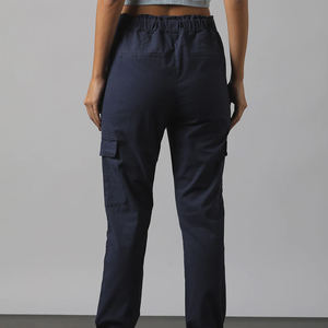 Pantalon d'hiver pour femmes fabricant OEM personnalisé pantalon cargo Streetwear taille haute multi-poches 100% coton - Product Image 2