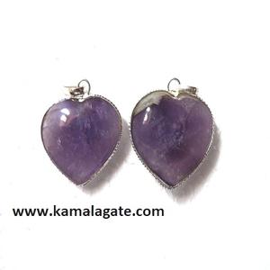 Colgante y abalorio en forma de corazón de cristal de cuarzo rosa natural al por mayor, accesorio de moda con revestimiento de metal - Product Image 5