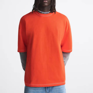 เสื้อยืดโอเวอร์ไซส์หนาพิเศษผ้าฝ้าย100% หนาโอเวอร์ไซส์ - Product Image 5