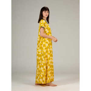 Camisón 100% Algodón Supersuave con Bolsillo Bordado, Logotipo Personalizado, Cierre Elástico en la Cintura, Tejido ODM Súper Cómodo - Product Image 3